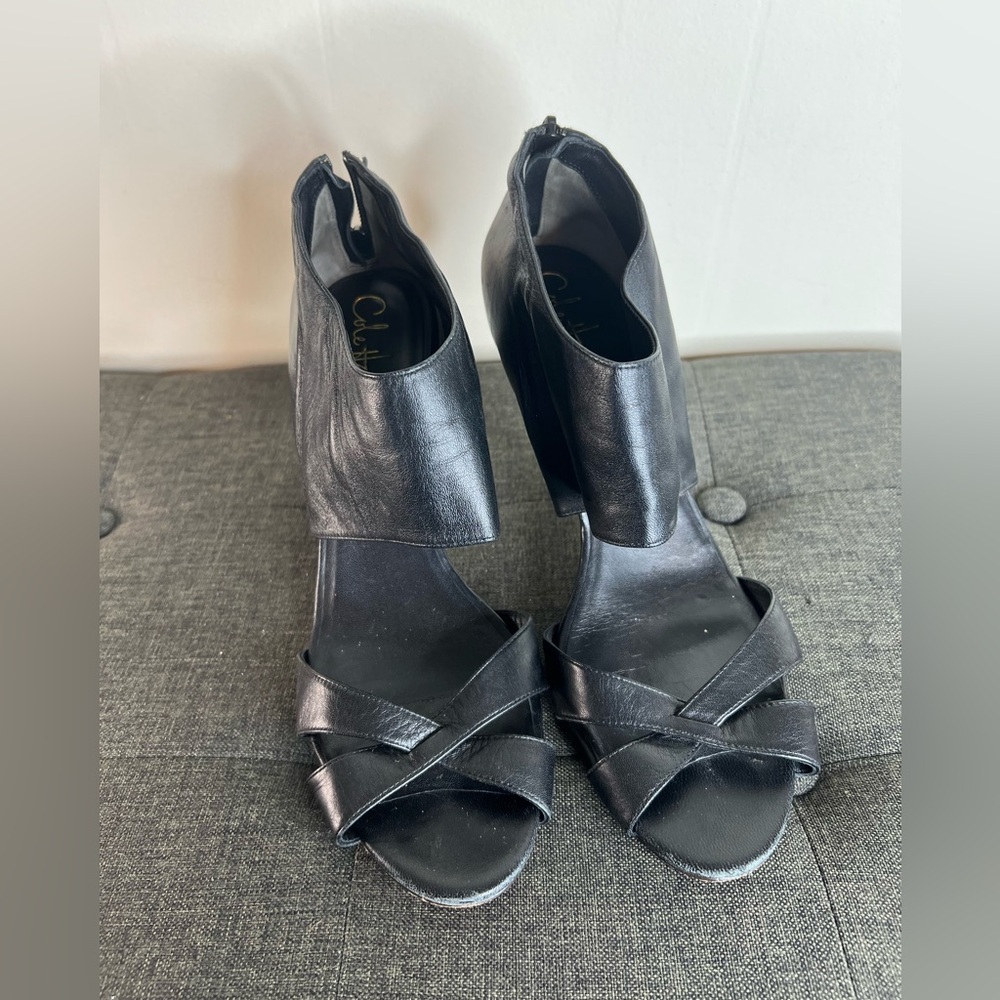 Cole Haan Black Leather Heels